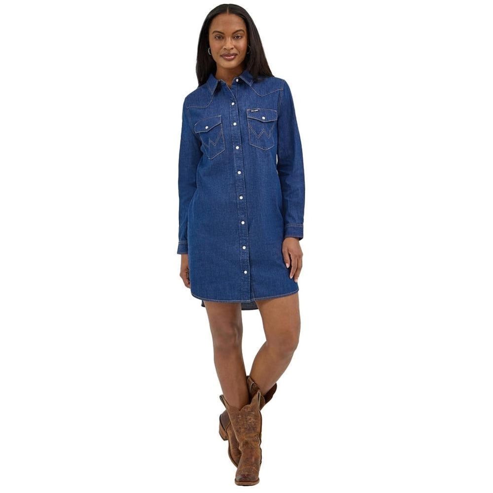 Wrangler  Retro Denim Mini Dress